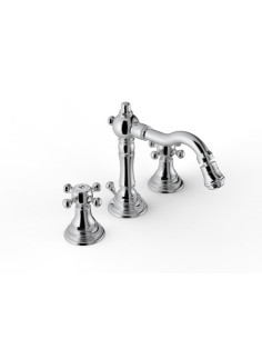 Zazzeri Kent Batteria bidet tre fori con vitone ceramico - Offerta