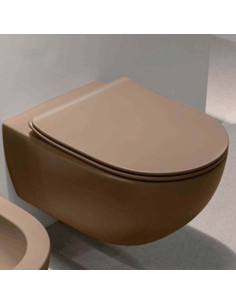 Vaso sospeso Goclean Flaminia App FANGO completo di coprivaso rallentato slim