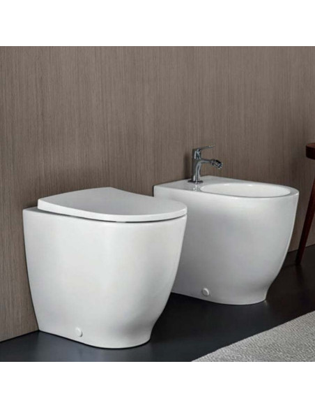 Geberit Acanto Sanitari filo muro con coprivaso rallentato 500.652.01.1