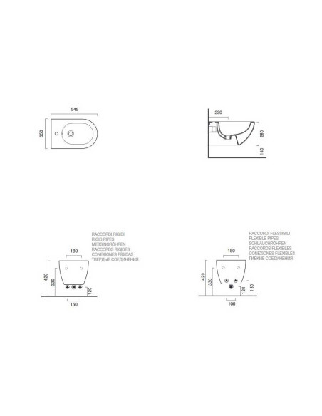 Sanitari Sospesi Catalano Sfera 54 1VSF54R00 | Quaranta Ceramiche