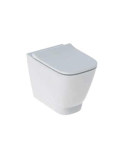 Sanitari filo muro Geberit Smyle vaso rimfree bidet e coprivaso rallentato