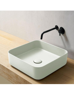 Cielo Shui Comfort lavabo quadrato 40 cm talco - Miglior prezzo