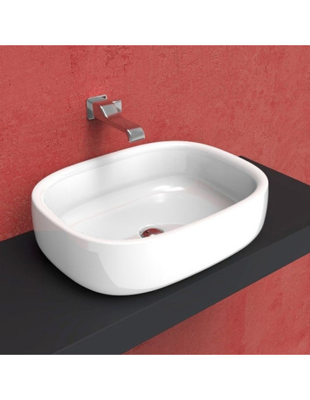 Flaminia Lavabo Bonola 60 da appoggio BN60A | Quaranta Ceramiche