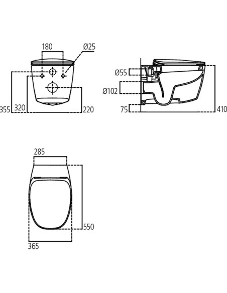 Ideal Standard Dea miglior prezzo - T348801 - Quaranta Ceramiche