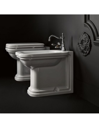 Kerasan - waldorf - vaso 4118 - bidet 4121 - Quaranta ceramiche
