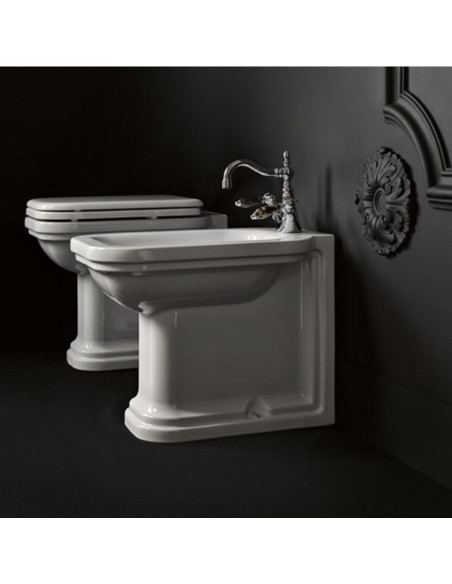 Kerasan - waldorf - vaso 4118 - bidet 4121 - Quaranta ceramiche