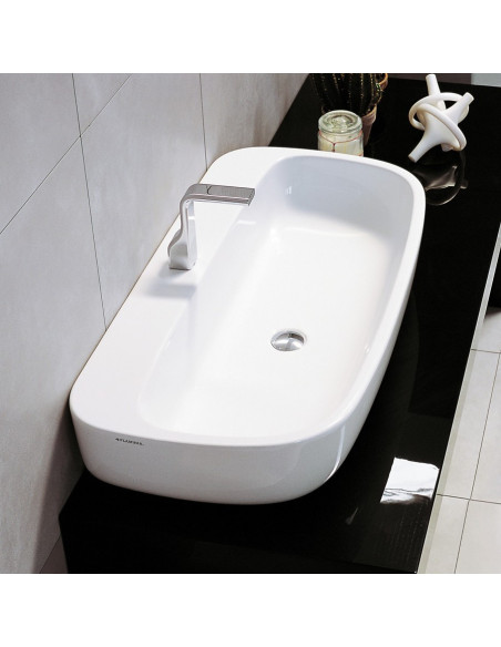 Flaminia MN74L - Lavabo Monò 74 sospeso o appoggio- Quaranta Ceramiche