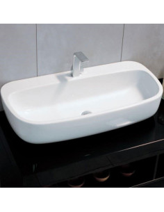 Flaminia MN100L-Lavabo Monò 100 sospeso o appoggio -Quaranta Ceramiche