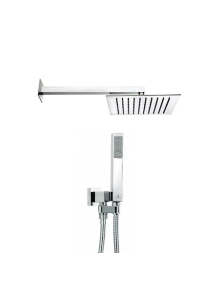 Bossini Soffione Quadro Tetis più duplex Zen 25x25 M92064