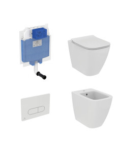 Ideal Standard Sanitari Filo muro i.Life B, Modulo Prosys e Placca