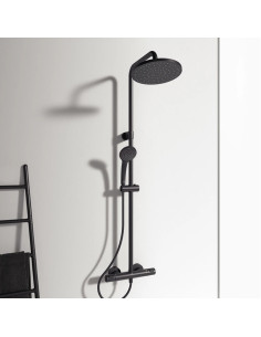 Ideal Standard Ceratherm T25 Colonna doccia nero seta A7545XG