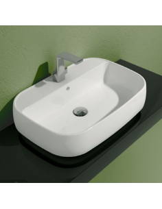 Flaminia lavabo Flag da appoggio o sospeso FG64L |  Quaranta Ceramiche