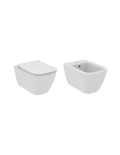 Sanitari sospesi Ideal Standard i.Life B vaso RimLS+, bidet coprivaso