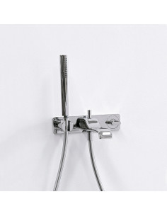 Flaminia Nokè Set vasca: monocomando incasso con deviatore, bocca di erogazione e doccetta