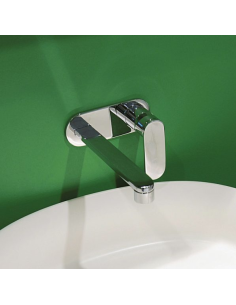 Flaminia One monocomando lavabo incasso con placca 113058