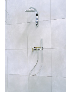 Flaminia One set doccia: monocomando incasso con deviatore, soffione