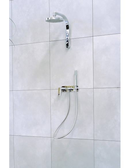 Flaminia One set doccia: monocomando incasso con deviatore, soffione