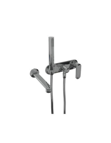 Flaminia One Set Vasca: monocomando incasso con deviatore, bocca