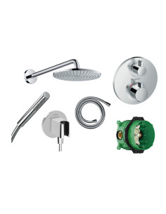 Hansgrohe Ecostat S Kit Doccia Radiance Miscelatore, Soffione