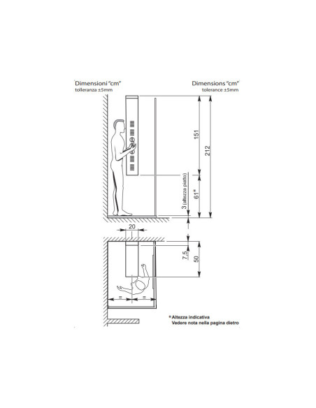 Grandform Colonna Doccia Easy Plus Shower in acciaio inox satinato