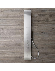 Grandform Colonna Doccia Easy Plus Shower in acciaio inox satinato