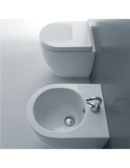 Kerasan Flo 56 - sanitari filo muro - 3118 - 3122 - Quaranta Ceramiche
