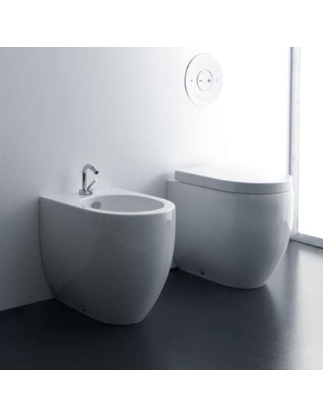 Kerasan Flo 56 - sanitari filo muro - 3118 - 3122 - Quaranta Ceramiche