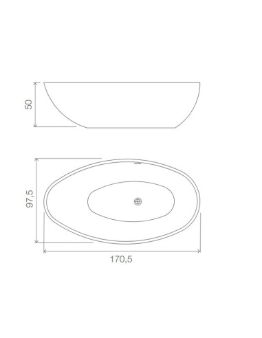 Karol Vasca freestanding Fiji Bianca