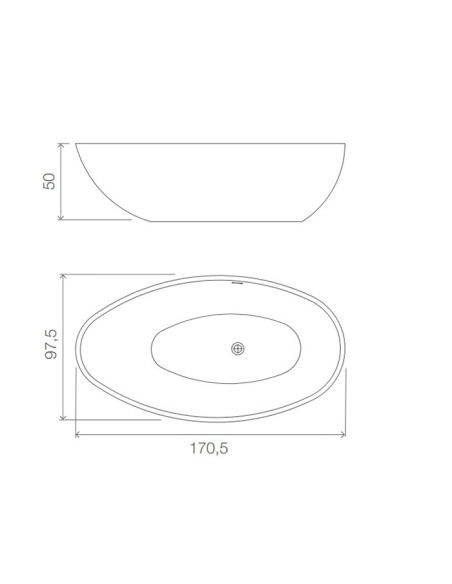 Karol Vasca freestanding Fiji Bianca