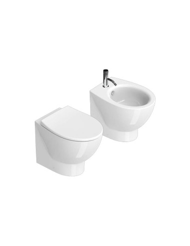 Sanitari Filo Muro Catalano Italy 52 vaso New Flush, bidet e coprivaso