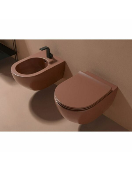 Flaminia App Uva vaso GoSilent bidet e coprivaso rallentato slim