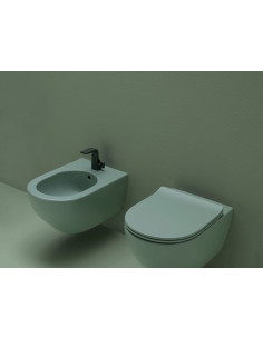 Flaminia App Menta vaso GoSilent bidet e coprivaso rallentato slim