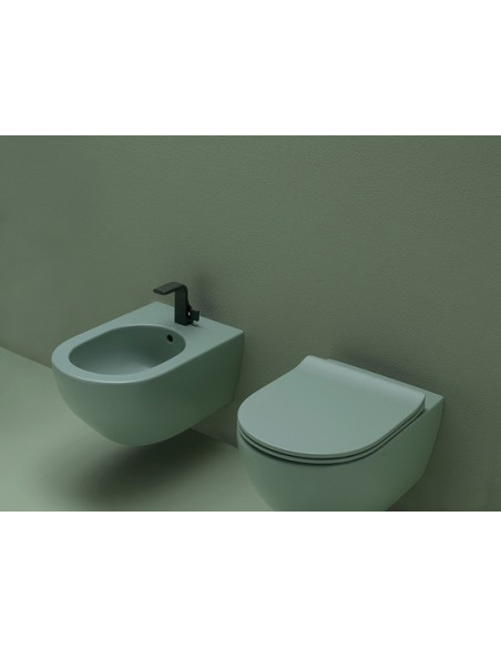 Flaminia App Menta vaso GoSilent bidet e coprivaso rallentato slim