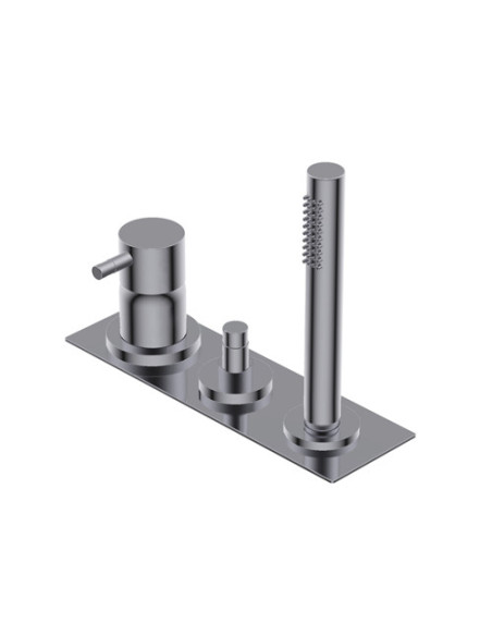 Ritmonio Diametro35 Batteria bordo vasca con doccetta