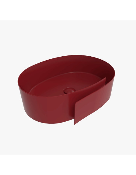 Flaminia Lavabo da appoggio Roll 56 - art RL56L - Quaranta Ceramiche