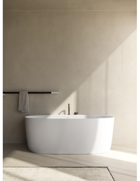 Arbi Vasca da Bagno Mary Mineral Composite Opaco 158x86