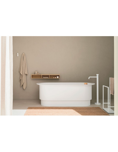 Arbi Vasca da Bagno freestanding Roman 170x75 in tekno bianco opaco