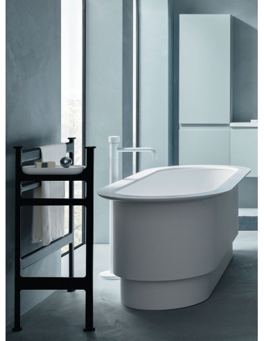 Arbi Vasca da Bagno freestanding Roman 170x75 in tekno bianco opaco