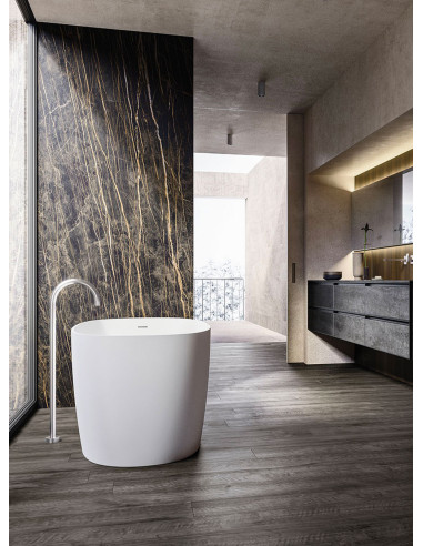 Arbi Vasca da Bagno freestanding Clio 160x70 in mineral composite