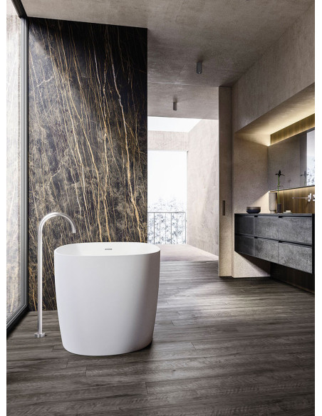 Arbi Vasca da Bagno freestanding Clio 160x70 in mineral composite