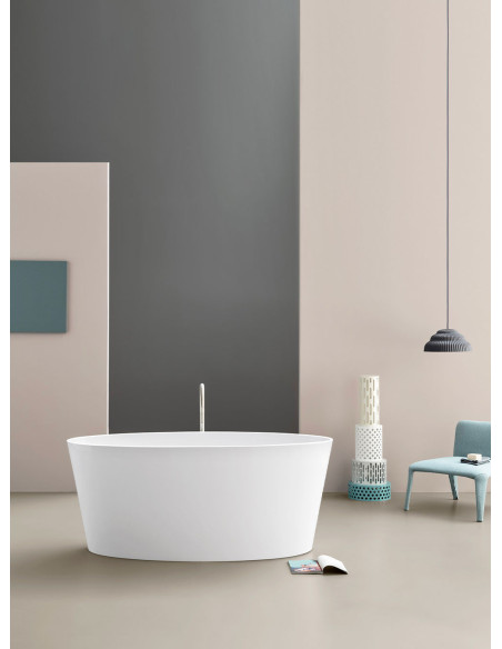 Arbi Vasca da Bagno freestanding Tub 159,3x72 mineral composite opaco