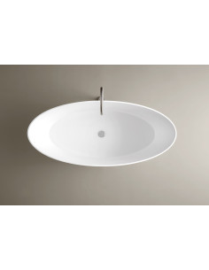 Arbi Vasca da Bagno freestanding Tub 159,3x72 mineral composite opaco