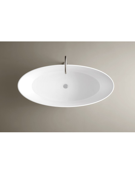 Arbi Vasca da Bagno freestanding Tub 159,3x72 mineral composite opaco