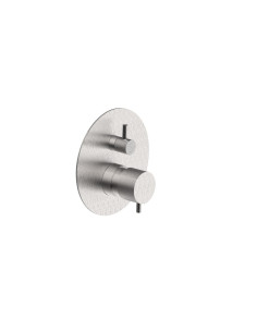 Bongio Tim2020 Basic Miscelatore doccia incasso 2 vie in acciaio spazzolato