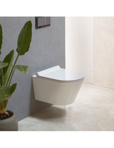 Catalano new Zero 55 vaso sospeso Silentech e coprivaso rallentato