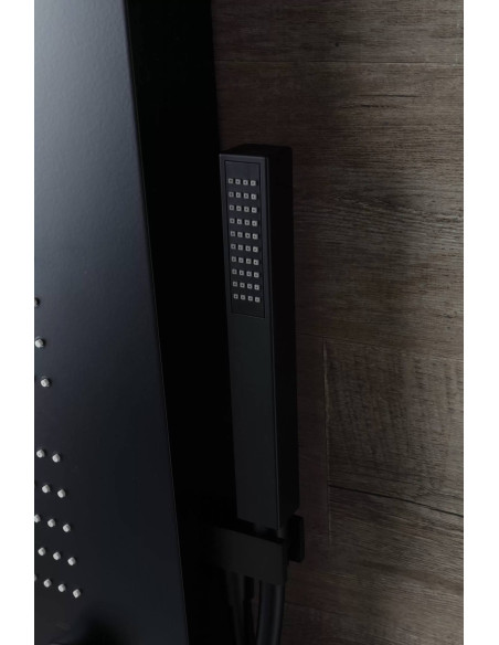 Kinedo Easy Shower Black Colonna doccia nera opaco | Miglior prezzo