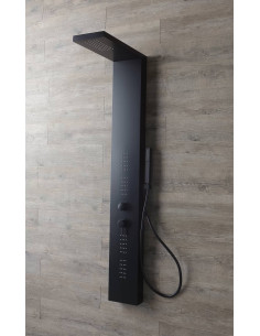 Kinedo Easy Shower Black Colonna doccia nera opaco