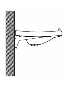Ideal Standard Mensola di supporto fissa per lavabo J510867