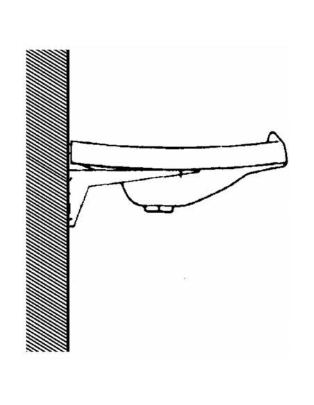 Ideal Standard Mensola di supporto fissa per lavabo J510867