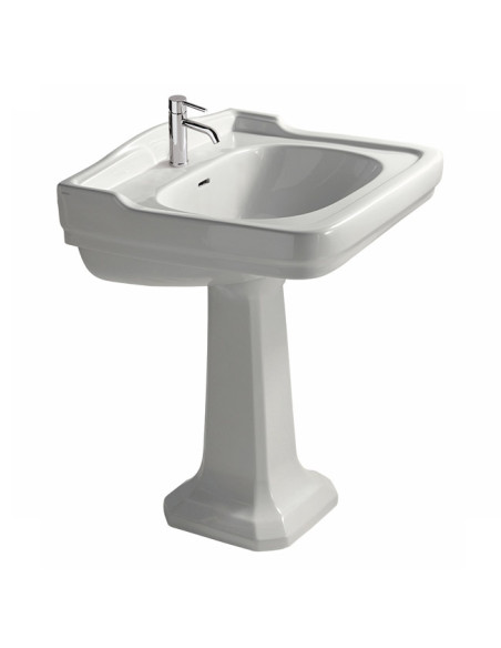 Galassia Ethos Lavabo Monoforo cm 70 sospeso o su colonna 8401M